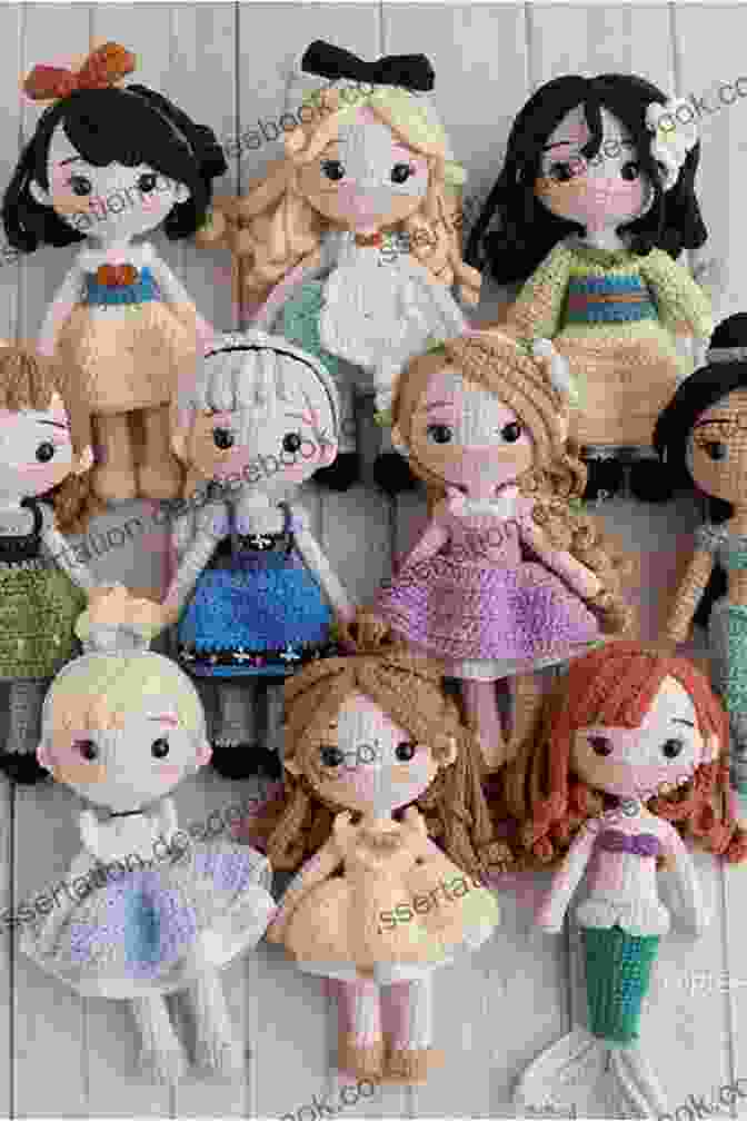 A Montage Of Crocheted Disney Creations, Showcasing The Boundless Creativity And Diversity Of The Craft. The Disney Crochet Book: Crochet Your Favorite Disney Characters With Instructions