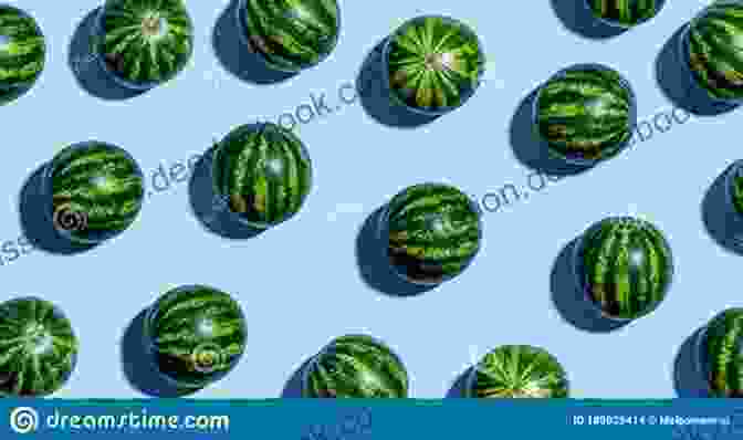 A Photo Of 100 Watermelons By Adam Bray, A Painting Of 100 Watermelons Arranged In A Grid On A White Background. 100 Watermelons Adam Bray