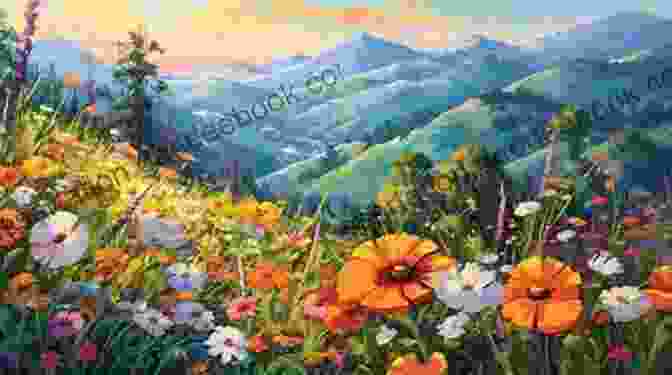 A Vibrant Floral Painting By Devin Dozier, Featuring An Array Of Wildflowers In Full Bloom Beauty In Blooms Devin Dozier