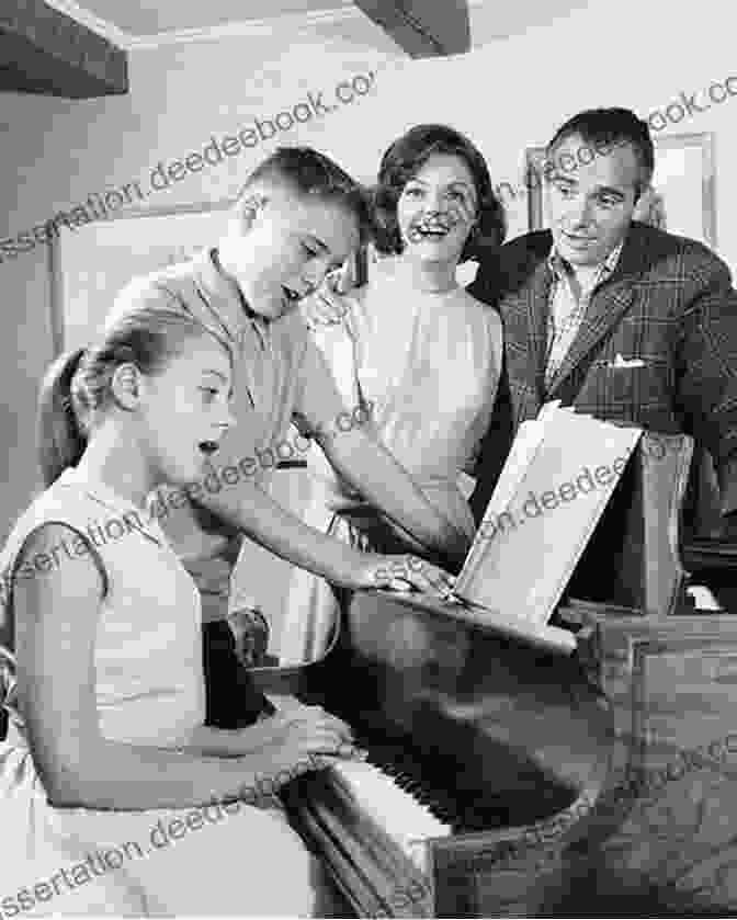 A Vintage Photograph Of The Logan Family Gathered Around A Piano, Their Faces Radiant With Joy And The Love Of Music Music In The Night (Logan Family 4)