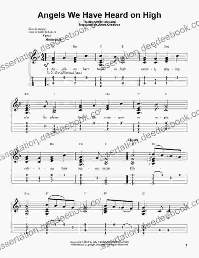 Angels We Have Heard On High Mandolin Tablature 40 Old Time Christmas Carols Mandolin Songbook For Beginners With Tabs And Chords