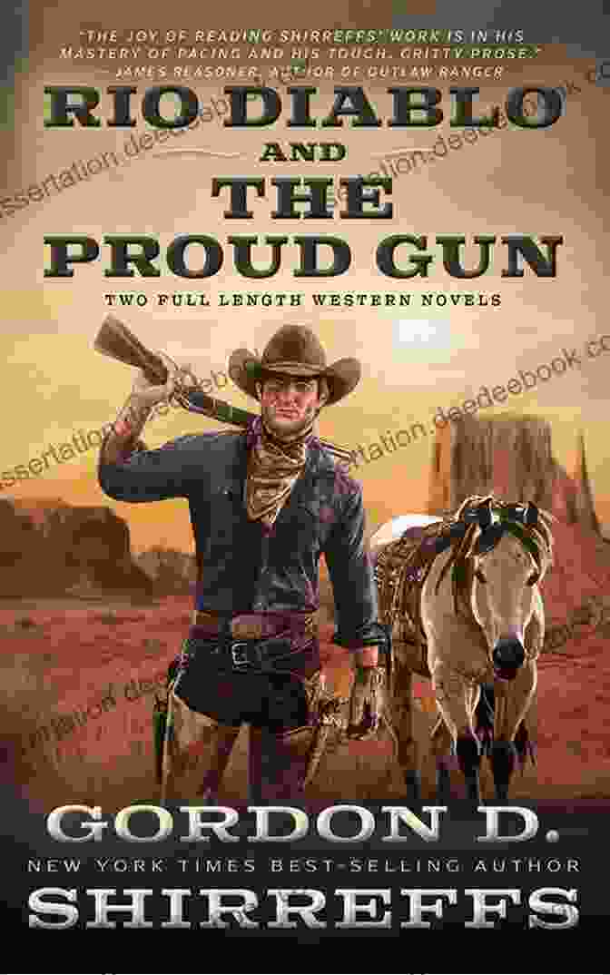 Book Cover Of Rio Diablo And The Proud Gun By Douglas C. Jones Rio Diablo And The Proud Gun : Two Full Length Western Novels