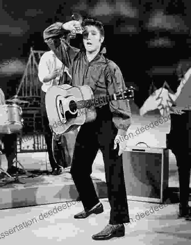 Elvis Presley Performing On 'The Ed Sullivan Show.' Decade By Decade 1950s: Ten Years Of Popular Hits Arranged For EASY PIANO
