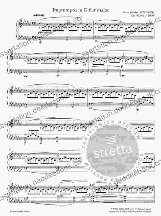 Schubert's Impromptu No. 3 In G Flat Major, Op. 90, No. 3, Schirmer Performance Editions Schubert Four Impromptus D 899 (0p 90) (Schirmer Performance Editions)