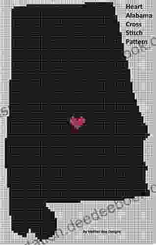 Heart Alabama Cross Stitch Pattern