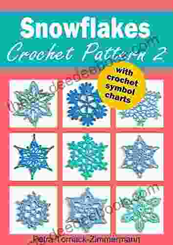 SNOWFLAKES Crochet Pattern 1: With Crochet Symbol Charts
