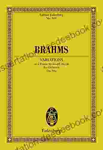 Variations On A Theme By Joseph Haydn: Op 56a (Eulenburg Studienpartituren)